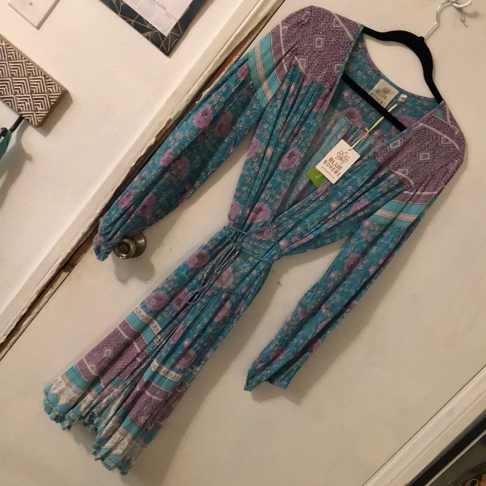 Kimono wrap dress
